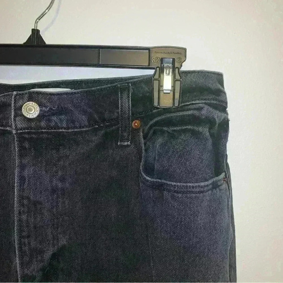 Abercrombie and Fitch 70s Ultra High Rise Vintage Flare Jeans Raw Hem Sz 8/29 L - Picture 2 of 11